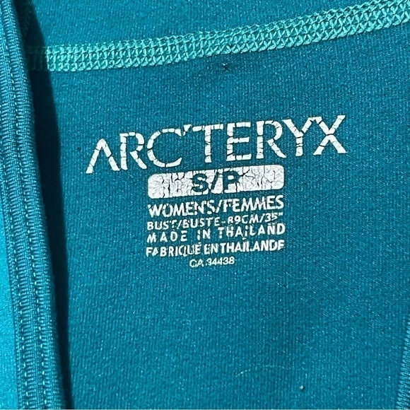 Arc’teryx Escala Teal Pullover Long Sleeve Hoodie Size Small - Picture 3 of 6